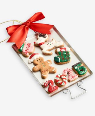Gingerbread Village 2025 Cookie Tray Ornament, Macy's Exclusive