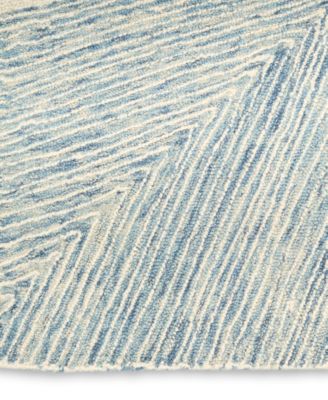 Pure Angles ANG01 2'2"x7'5" Runner Area Rug