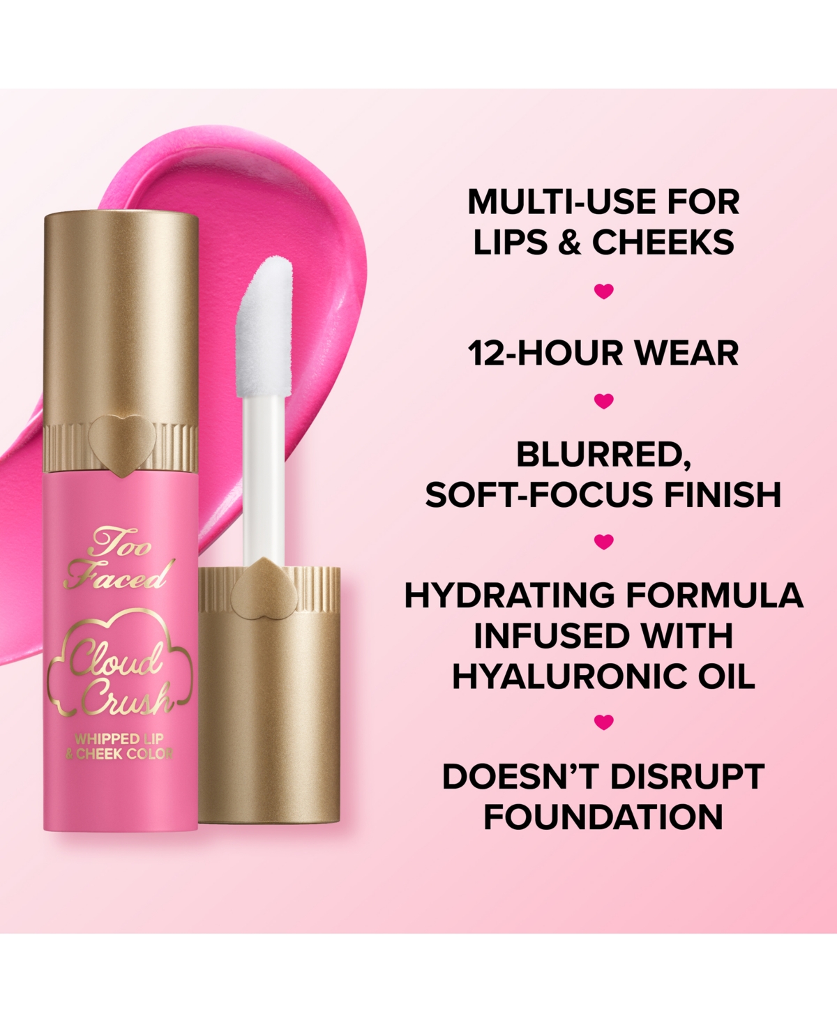 Too Faced Cloud Crush Whipped Lip & Cheek Color
