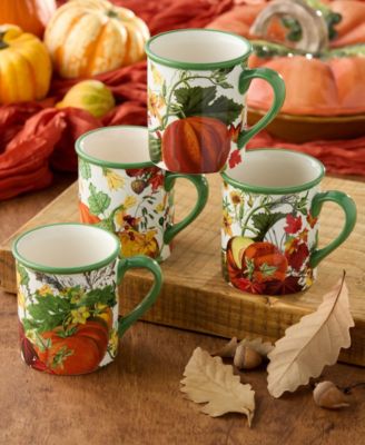 Harvest Fields Mugs, Set of 4