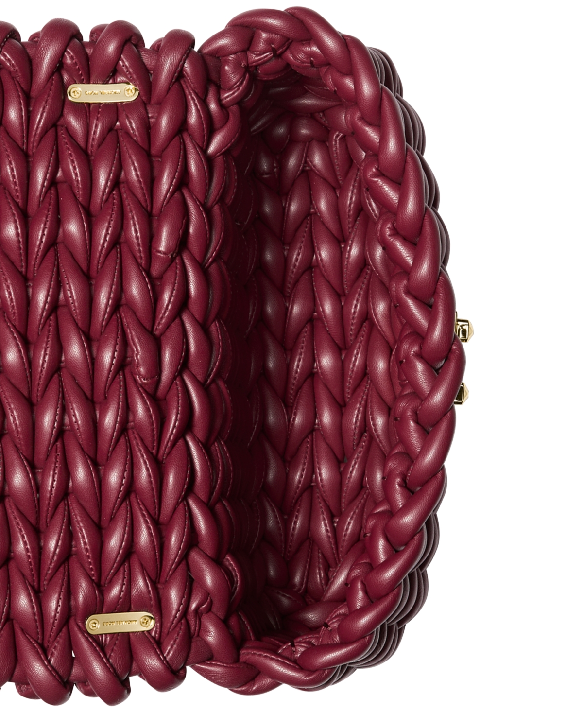 Michael Kors Michael  Tribeca Small Convertible Chain Shoulder Bag In Purple
