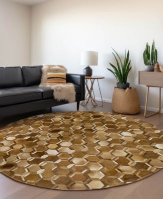 Bozeman Washable BM1 8'x8' Round Area Rug