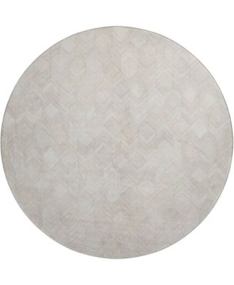 Bozeman Washable BM5 8'x8' Round Area Rug