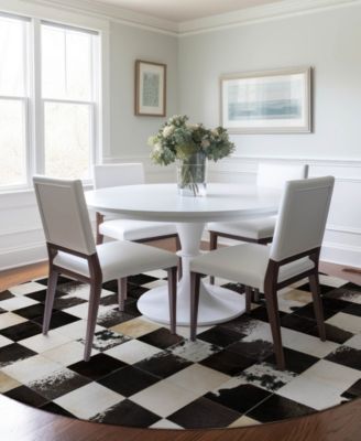 Bozeman Washable BM10 8'x8' Round Area Rug