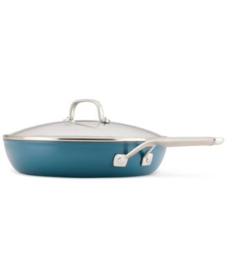 Hard-Anodized Ceramic Induction 12.5" Skillet with Lid