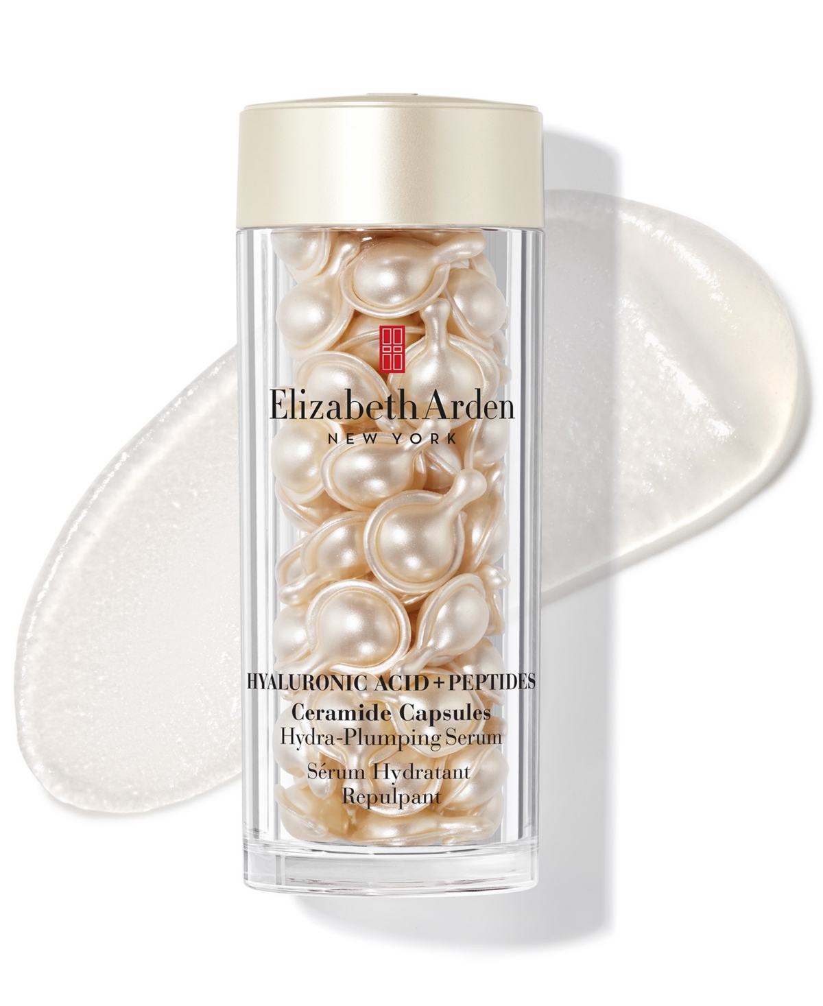 Elizabeth Arden Hyaluronic Acid + Peptides Ceramide Capsules Hydra-plumping Serum, 60-pc. In Transparent