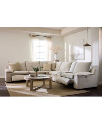 Borsi 3-Pc. Sofa Sectional with 3 Power Recliners, Exclusive at Macy's