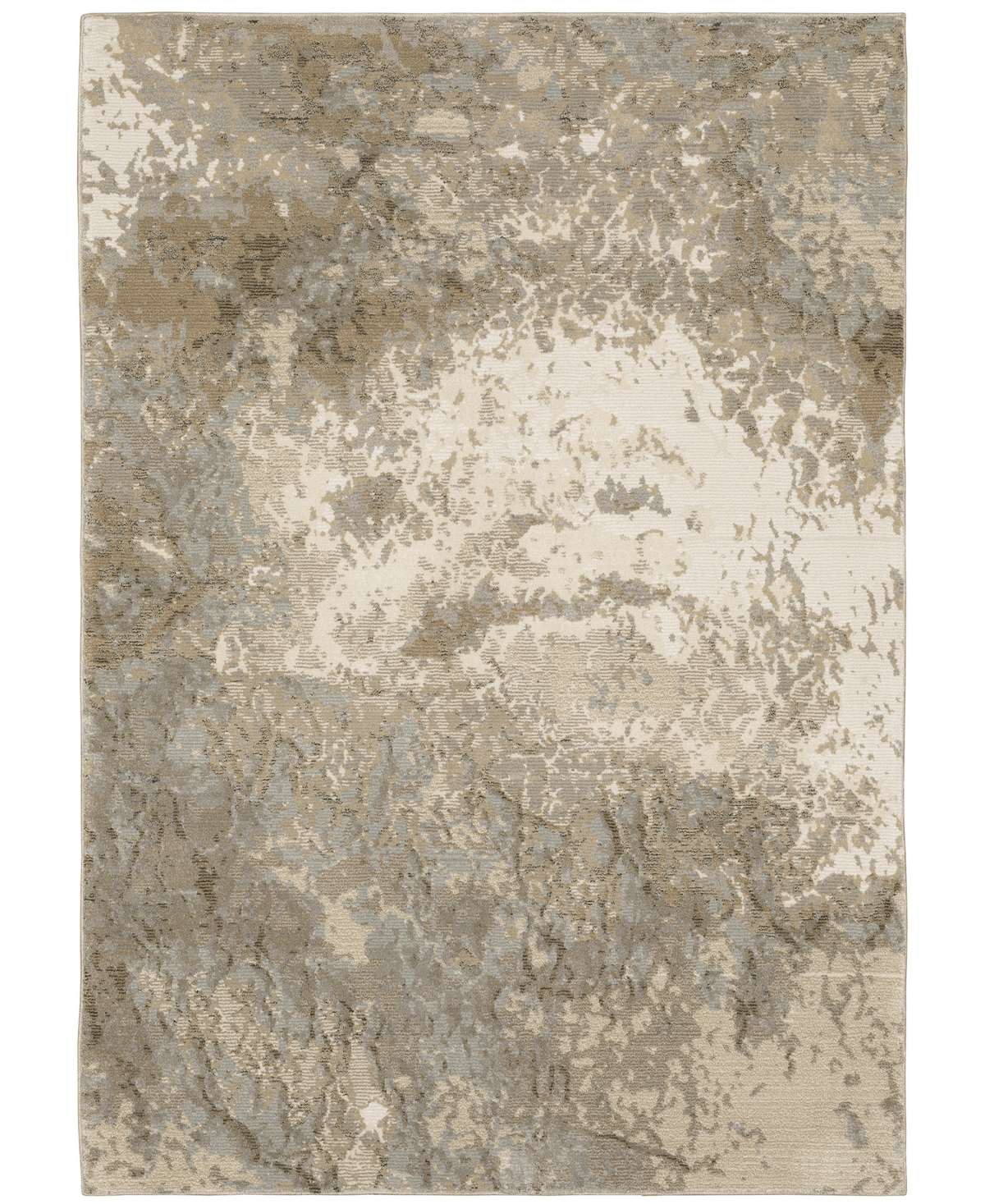 Oriental Weavers Evolution 0960a 6'7"x9'6" Area Rug In Sand