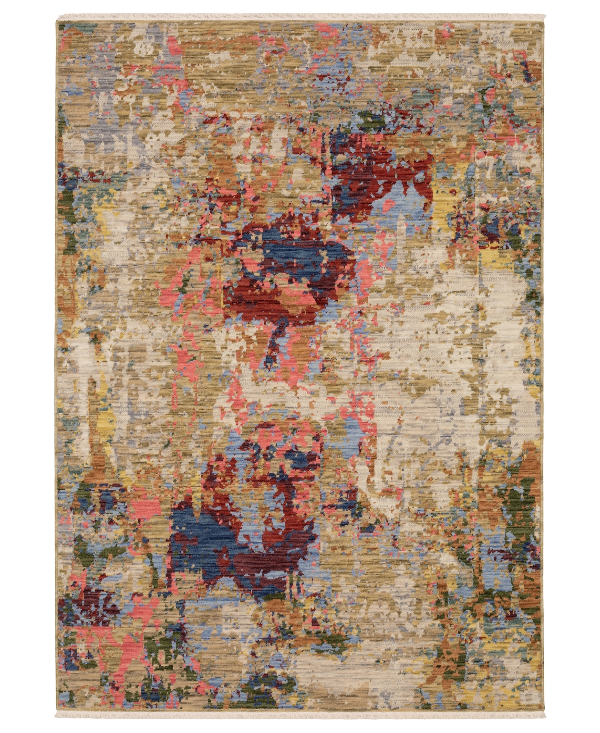 Oriental Weavers Soleri Sol06 7'10"x10'10" Area Rug In Sand