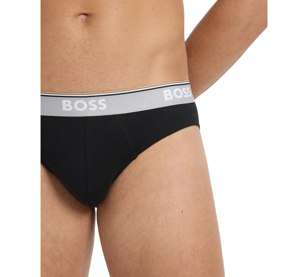 Hugo Boss Boss By  Men's Power 3-pk. Tipped Logo Waistband Briefs In Multi