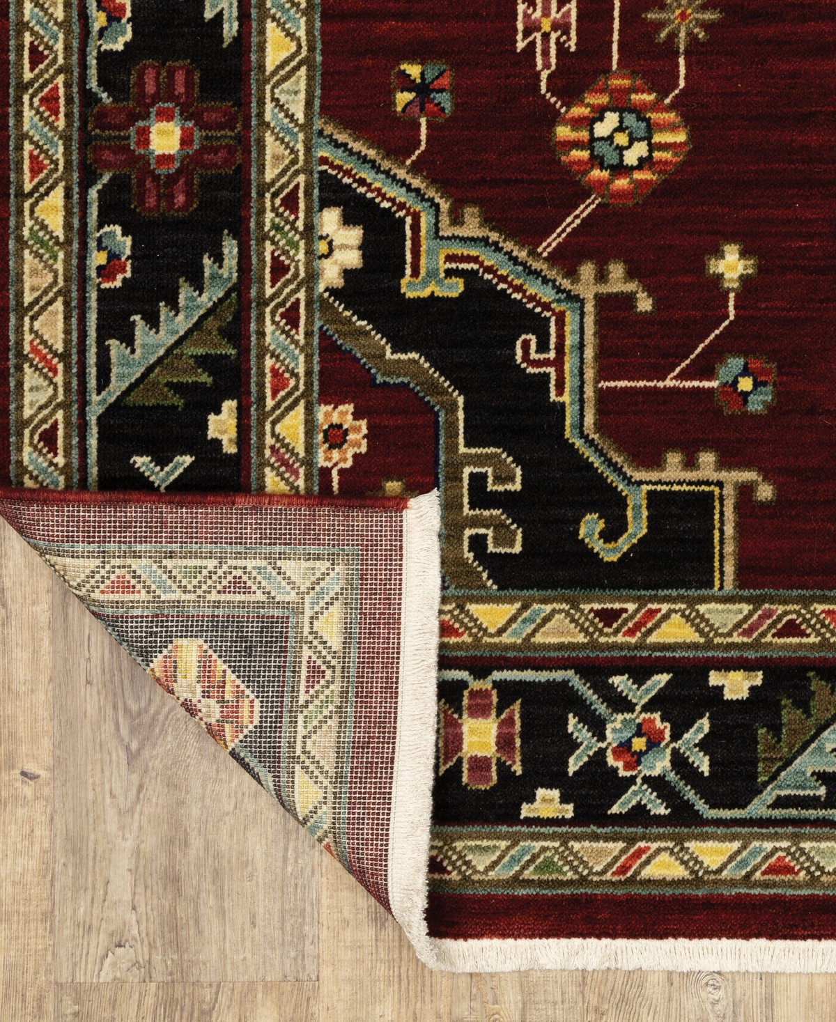 Oriental Weavers Lilihan 092r6 2'6"x12' Runner Area Rug In Red