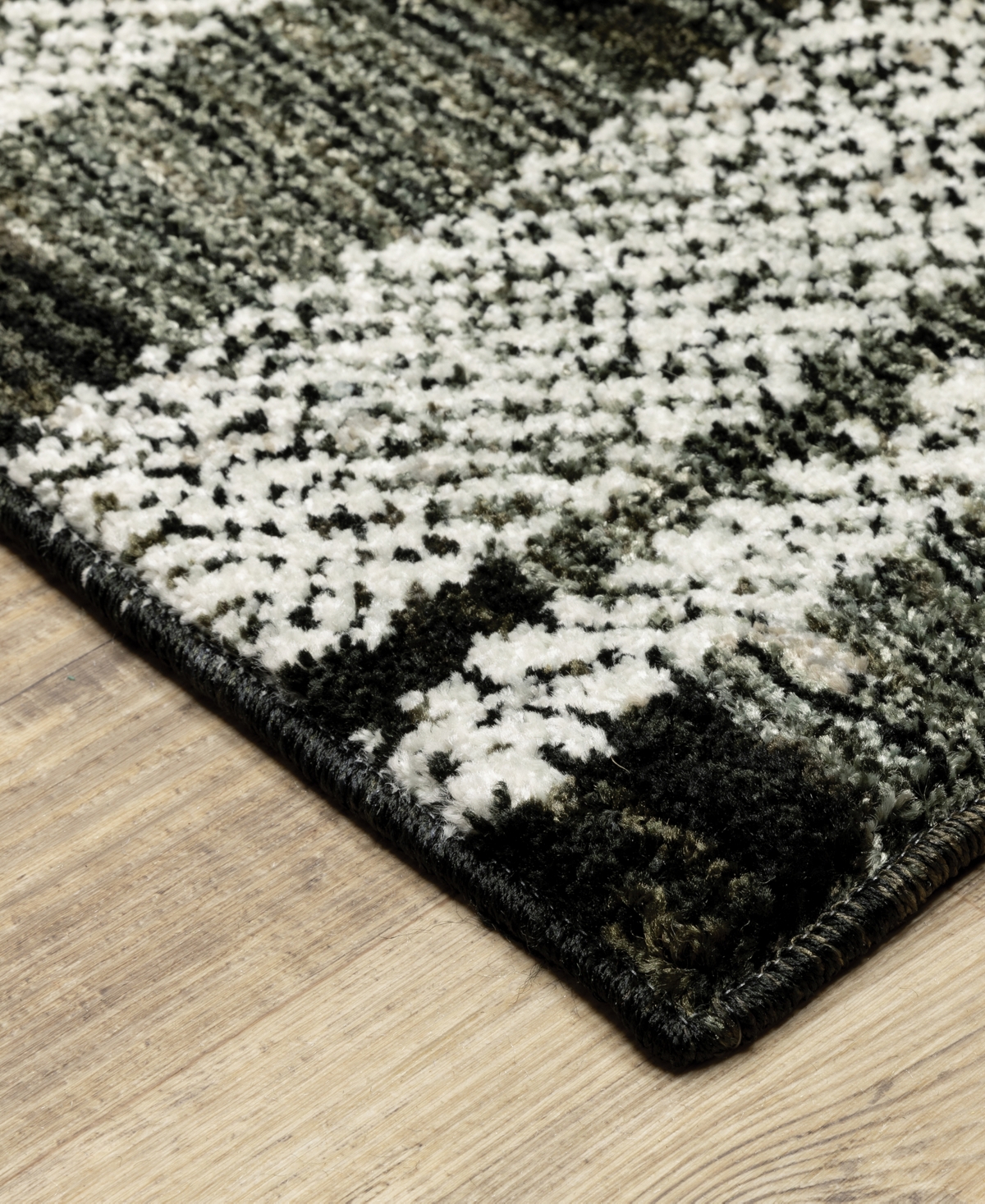 Oriental Weavers Atlas 752c0 6'7"x9'6" Area Rug In Black