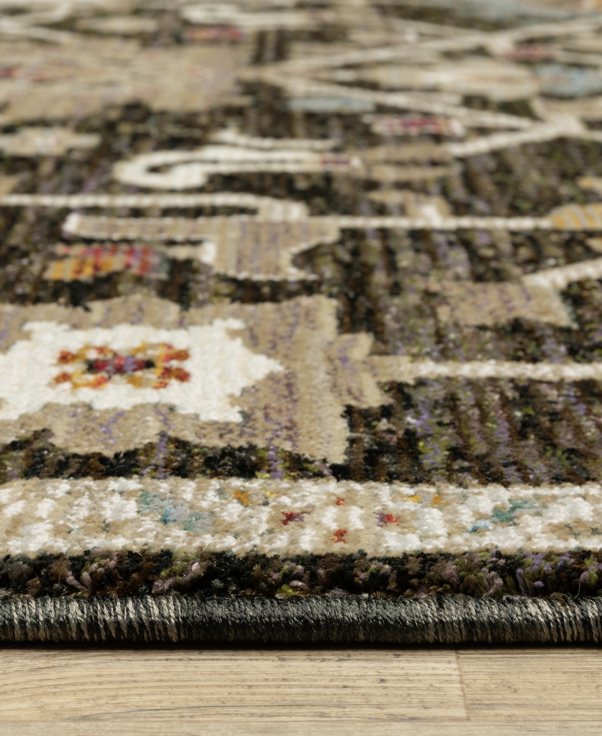 Oriental Weavers Andorra 2396B 2'6"x12' Runner Area Rug