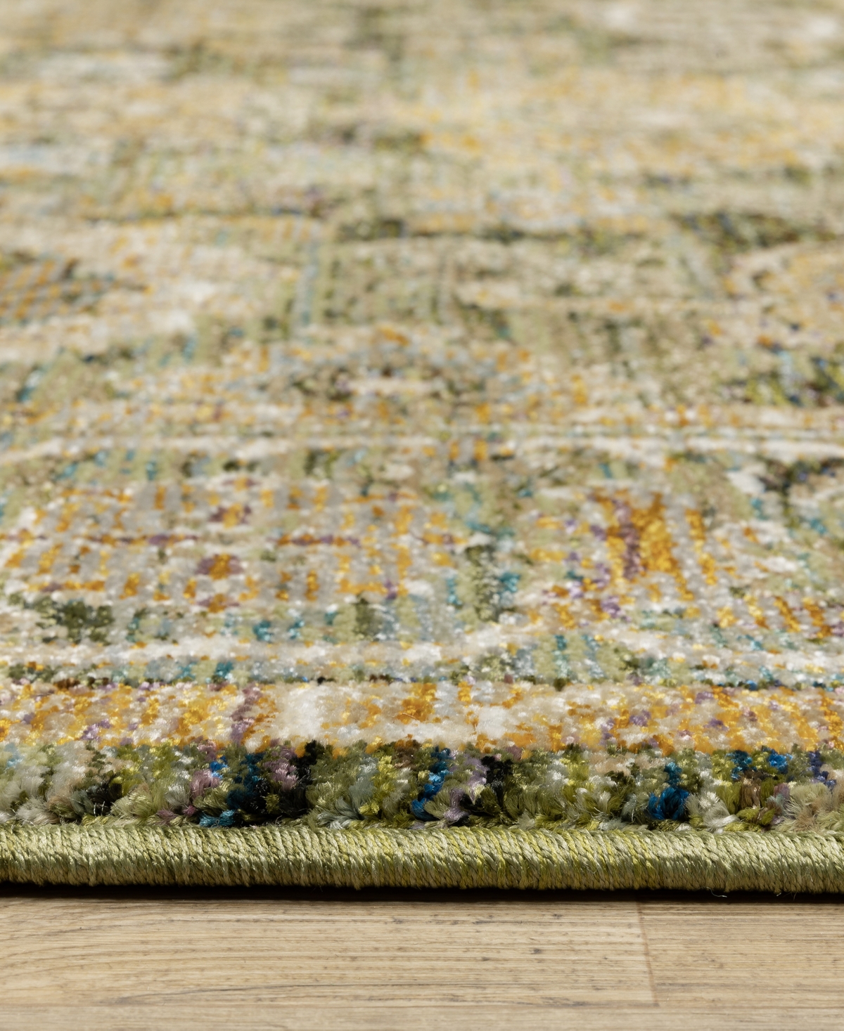 Oriental Weavers Andorra 2417b Runner Area Rug, 2'6 X 12' In Green