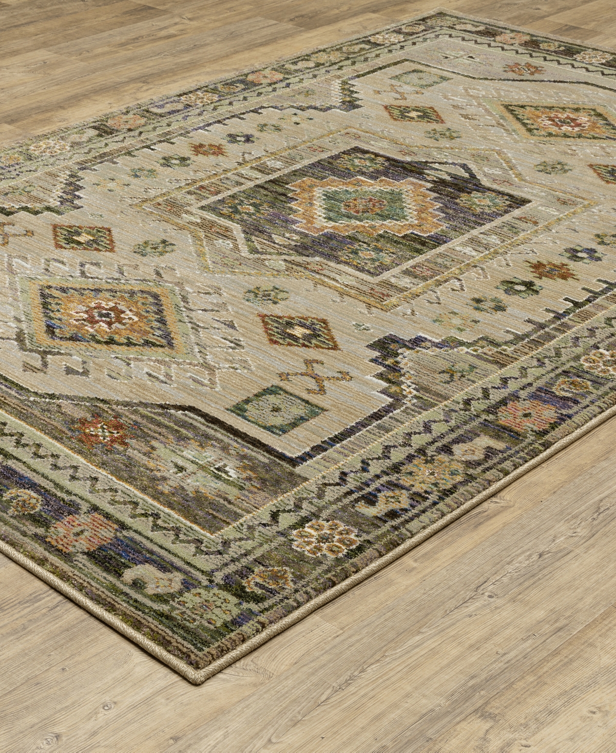 Oriental Weavers Andorra 2442d 7'10"x10'10" Area Rug In Brown
