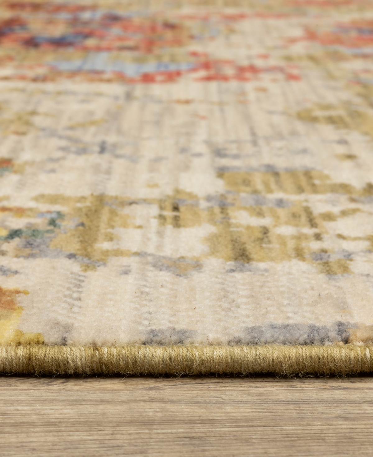 Oriental Weavers Soleri Sol06 7'10"x10'10" Area Rug In Sand