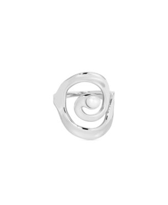 Aura Swirl Statement Ring