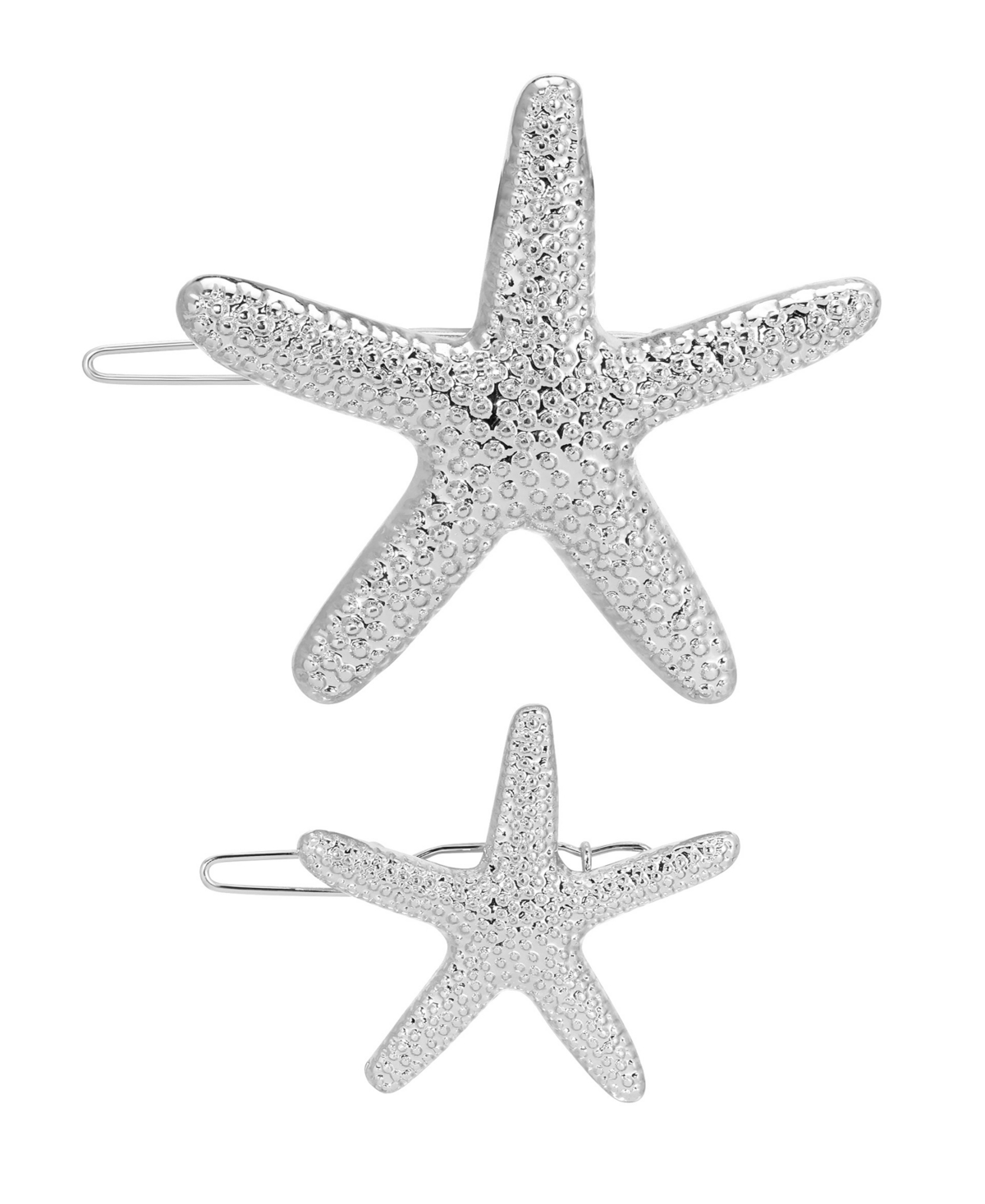 Ettika Beachcomber Set Of 2 Barrettes In Metallic