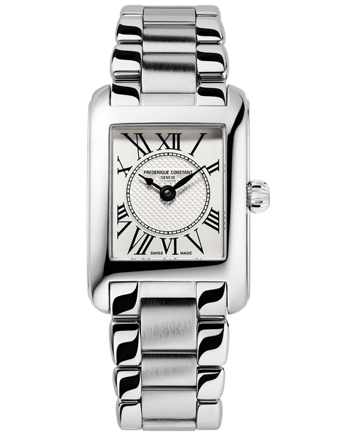 Women's Swiss Carree Stainless Steel Bracelet Watch 23mm - Silver-tone