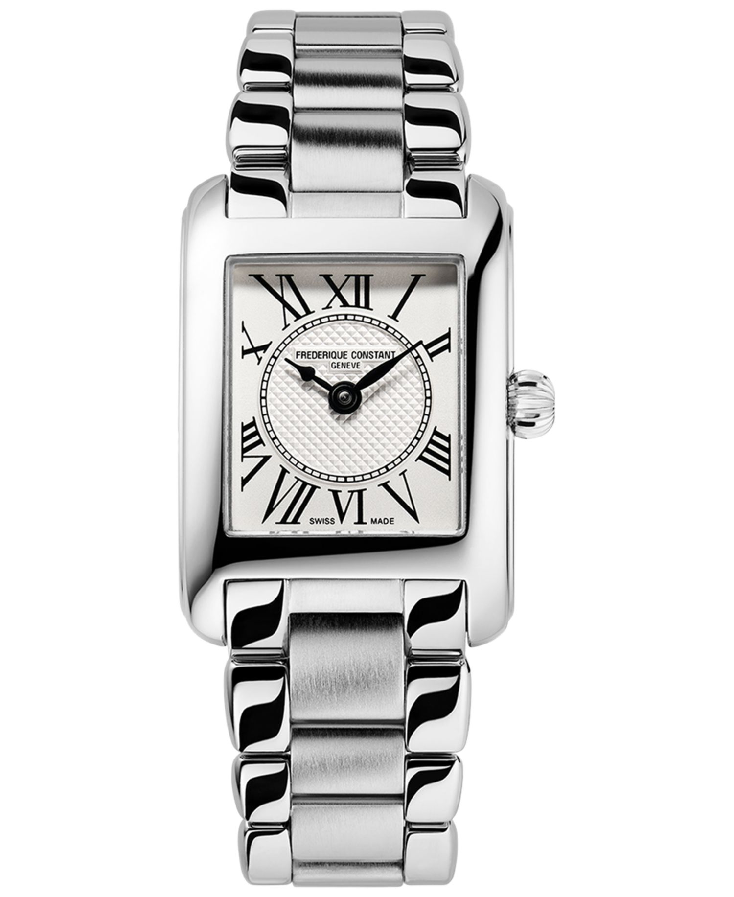 Women's Swiss Carree Stainless Steel Bracelet Watch 23mm