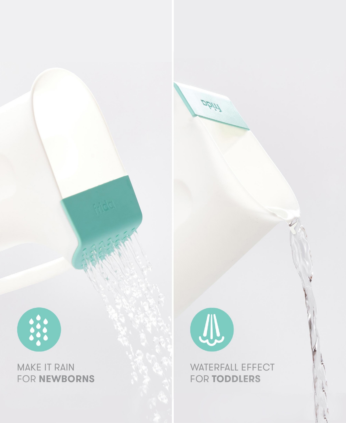 Frida Baby Control The Flow Rinser Cup In White