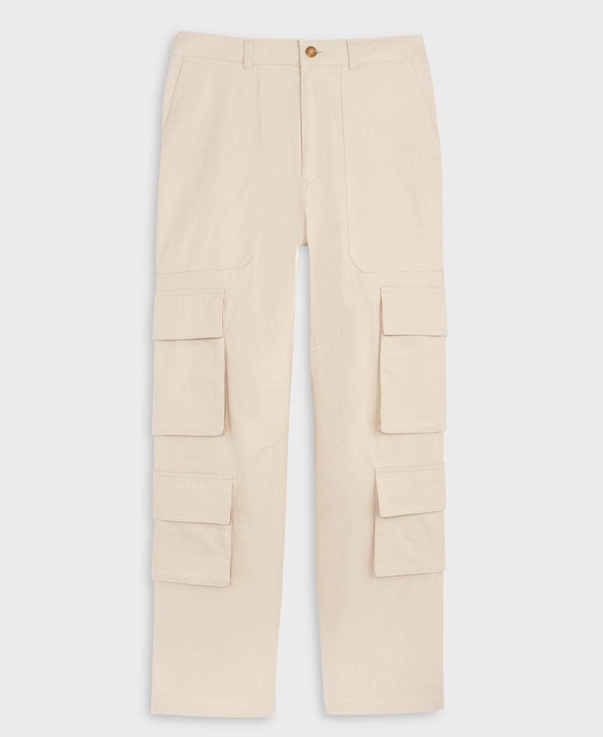 Mode Of One Men's Relaxed Canvas Cargo Pants, Macy's Exclusive In Gray