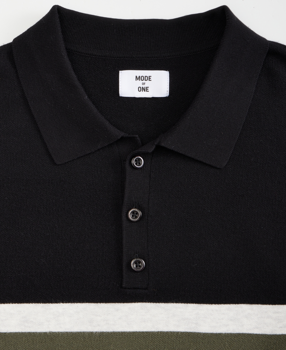 Mode Of One Men's Varsity-stripe Polo Sweater, Macy's Exclusive In Multi