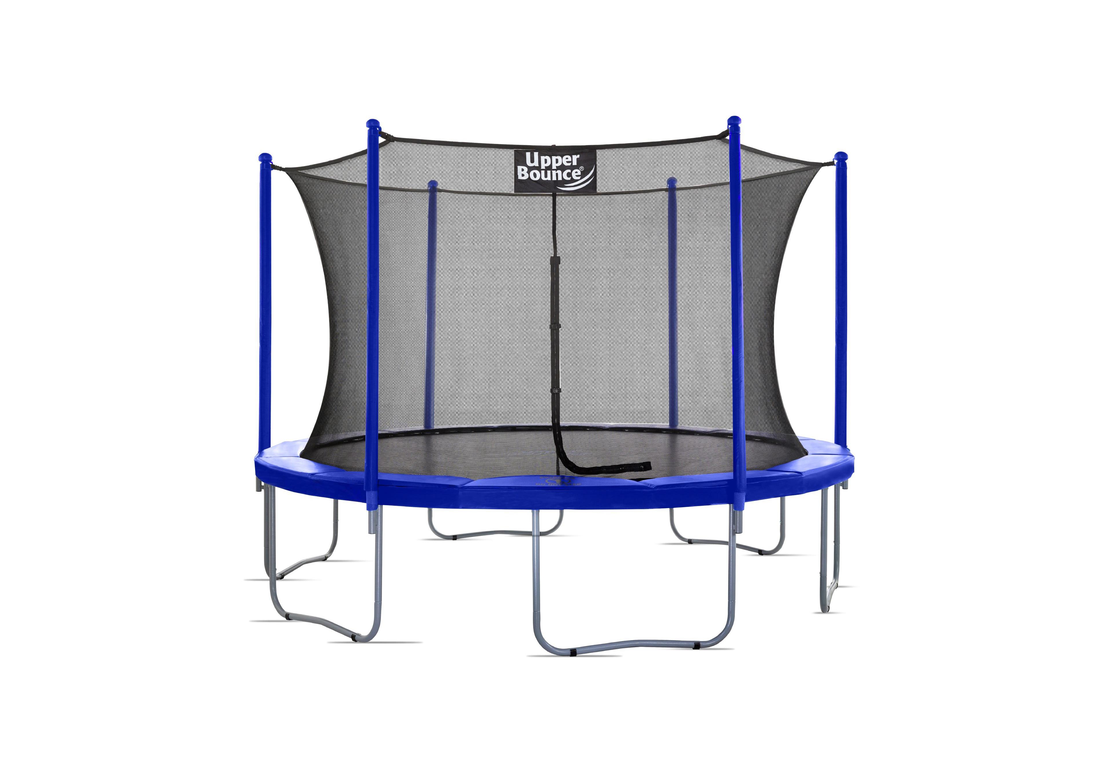 Plexalife 14 Ft Round Trampoline Set with Safety Enclosure System - Backyard Trampoline - Outdoor Trampoline for Kids - Adults