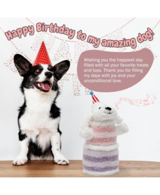 Birthday Cake Dog Toy, Dancing with Echo Function Feature, Singing Birthday Songs, Interactive Dog Toy, Birthday Gift for Dogs.