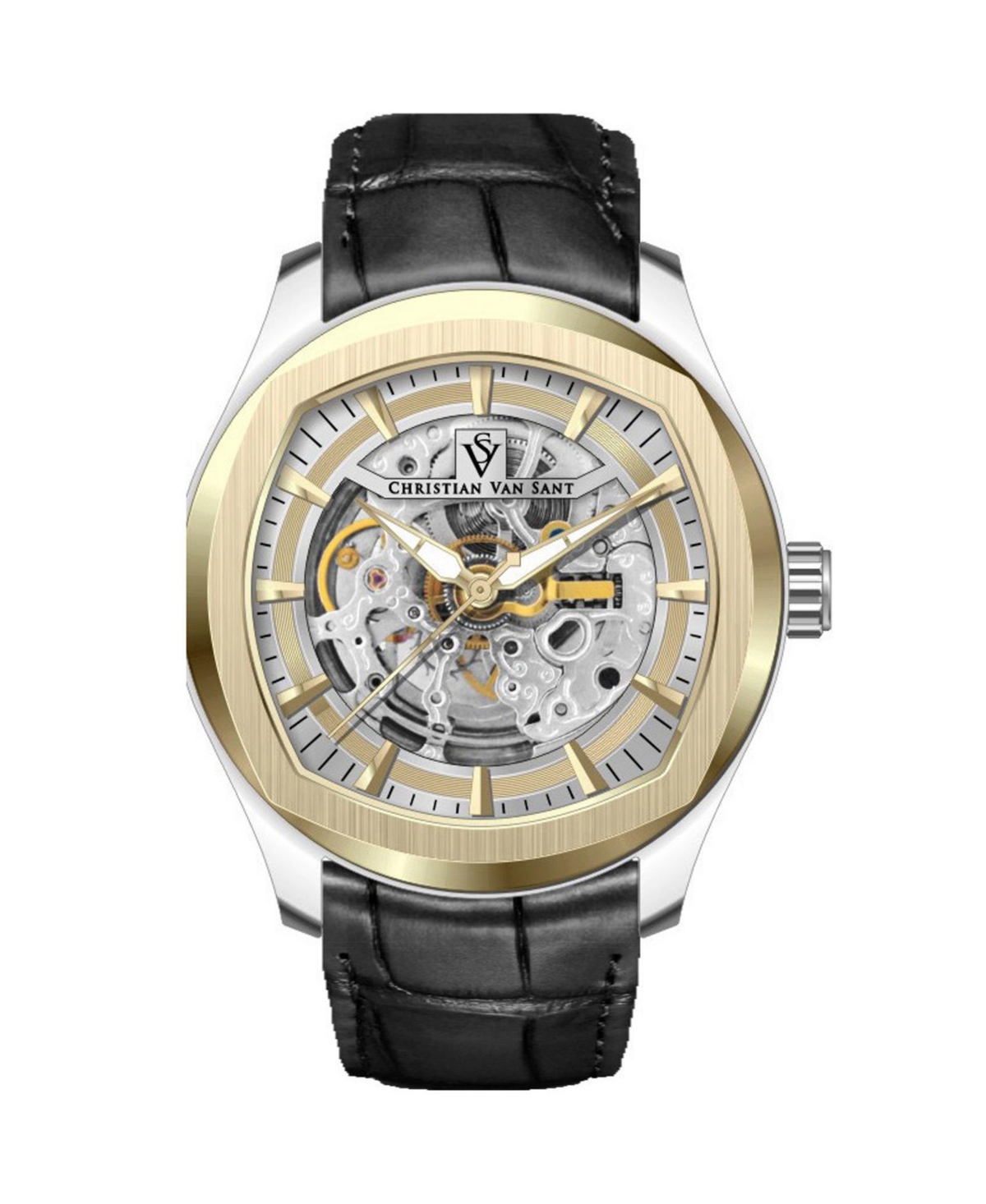 Men's Romeo Gold Dial Watch - CV9502 - Gold