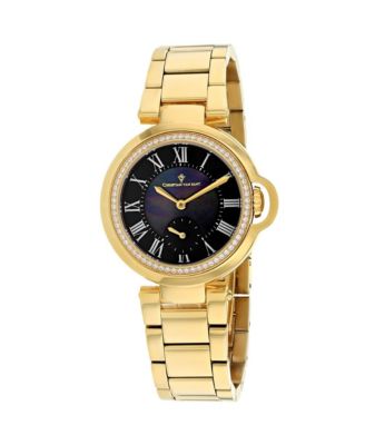 Womens Cybele Black Mother Of Pearl Dial Watch Cv0235