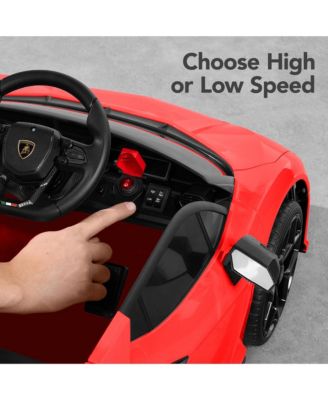Kids 12V Ride-On Car Officially Licensed Lamborghini Revuelto w/ Remote, LED Lights