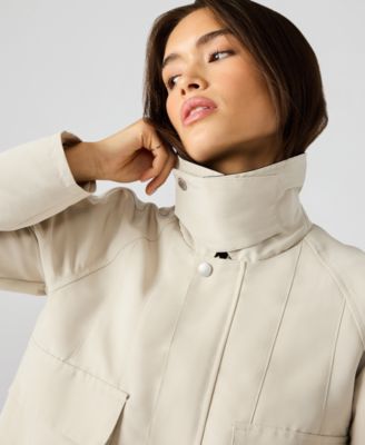 Women's Justina Contrast-Collar Jacket