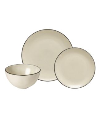 Stacked 12 Pc. Dinnerware Set, Service for 4
