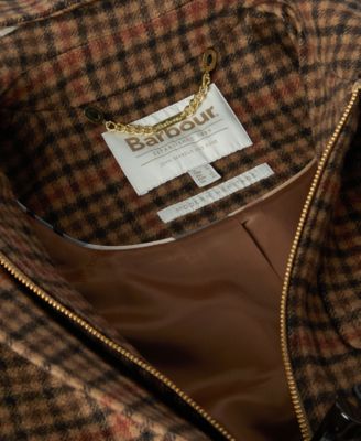 Women's Melody Checkered Hooded Coat