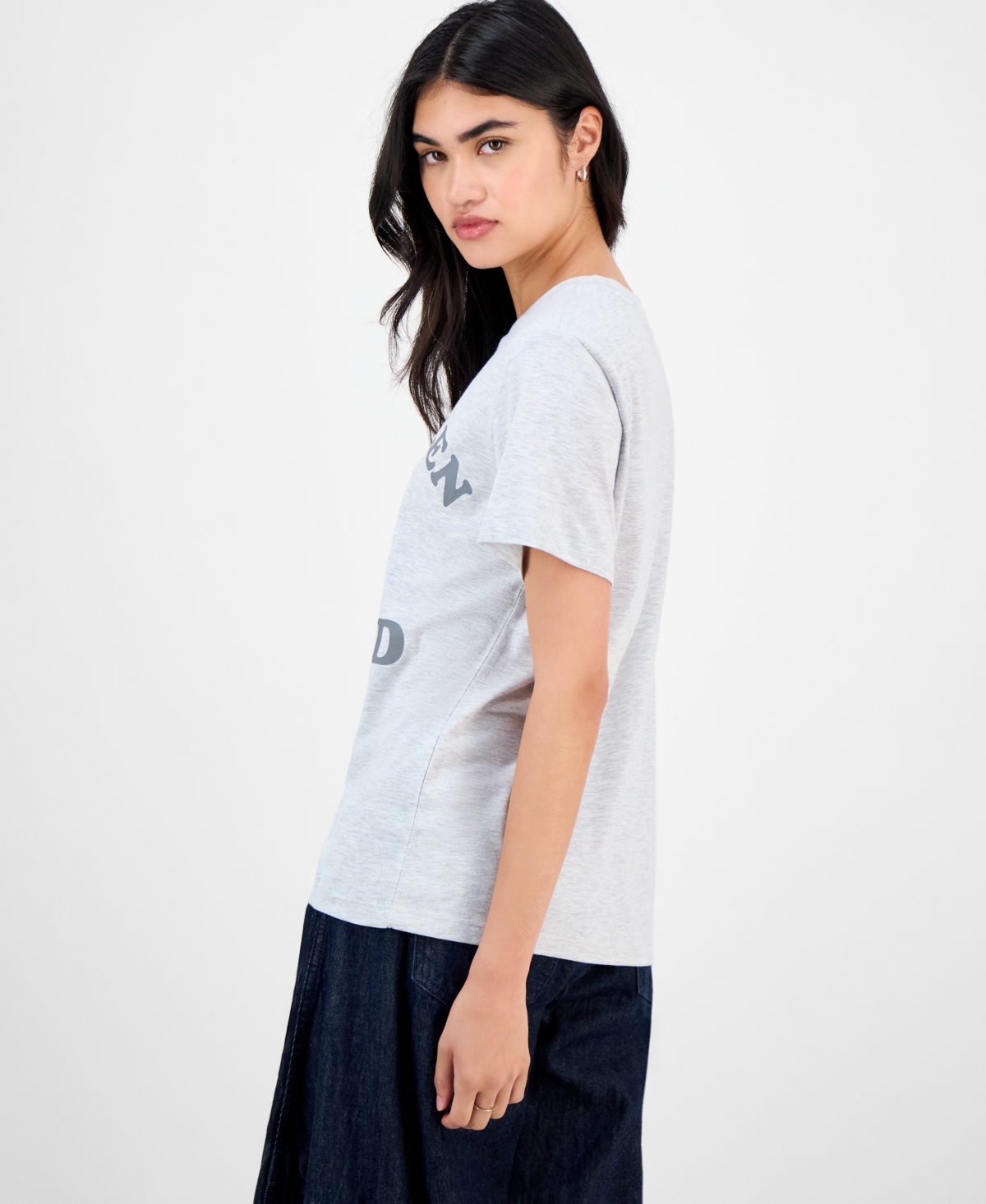 Grayson Threads, The Label Juniors' Ghosted Casper T-shirt In Gray