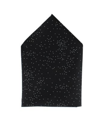 Men's Mystere Metallic Star Light 12 x 12 Silk Pocket Square
