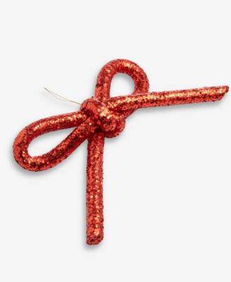 Christmas Cheer Glitter Bow Ornament, Exclusively Made For Macy's