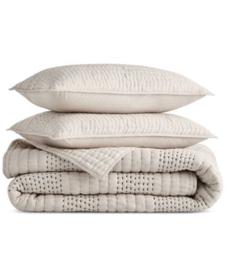 Pick Stitch 3-Pc. Coverlet Set, Full/Queen, Exclusively for Macy's
