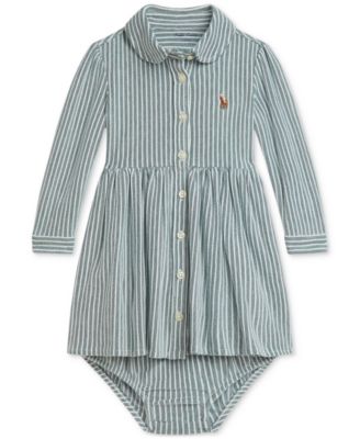 Polo Ralph Lauren - Baby Girls Striped Oxford Shirtdress
