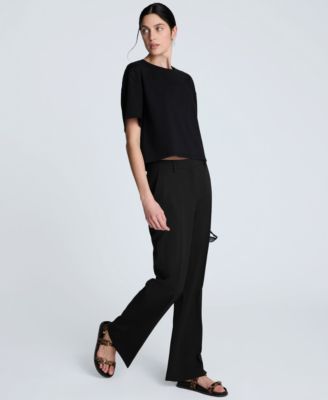 Women's Luxe Twill Flare Leg Pant