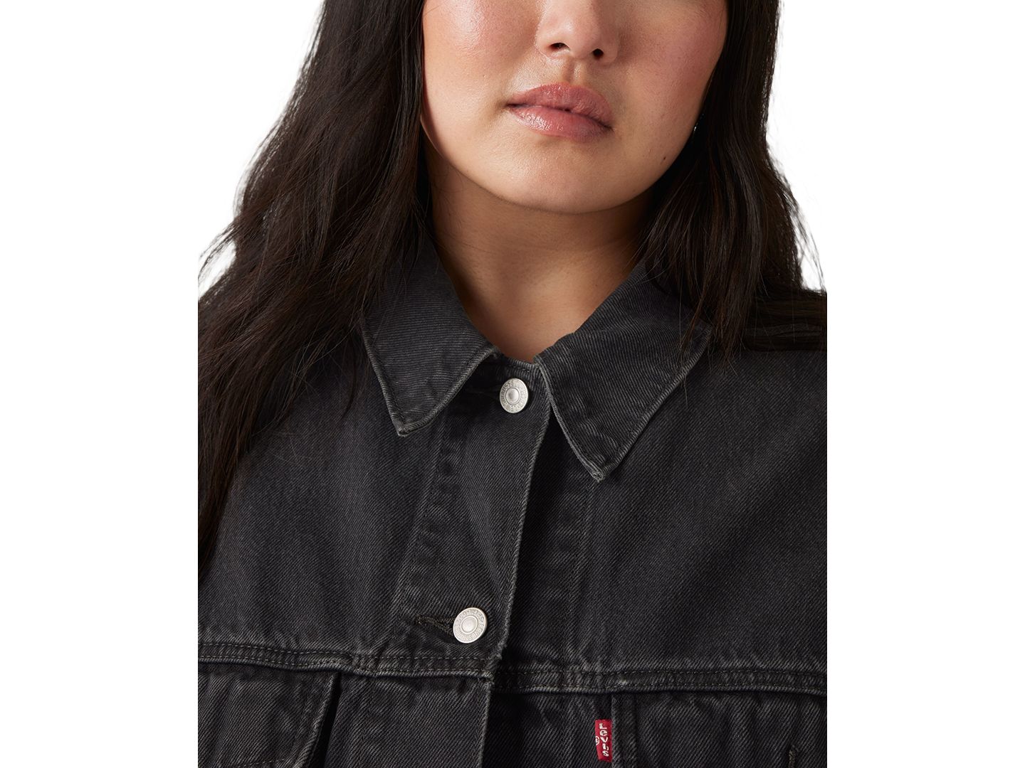 Женская куртка Levi's Plus Size '90s Cotton Denim Trucker, цвет: Road Less Traveled — фото 2