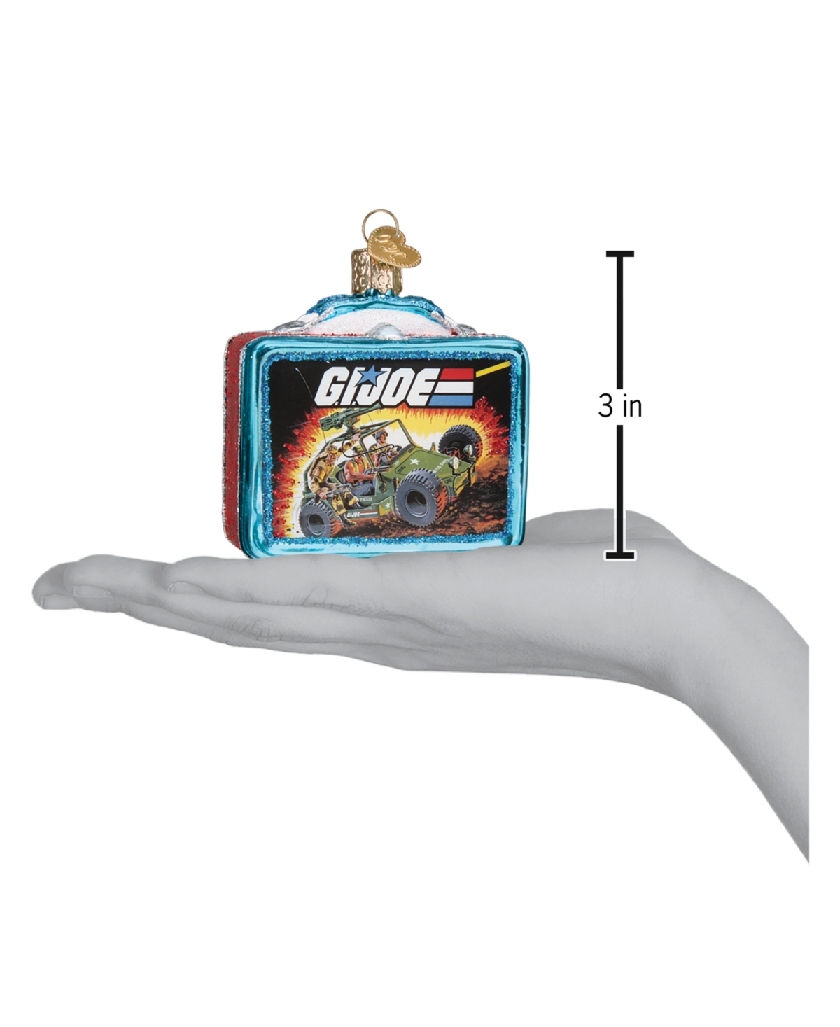 Old World Christmas 3" Hasbro G.i. Joe Lunchbox Ornament