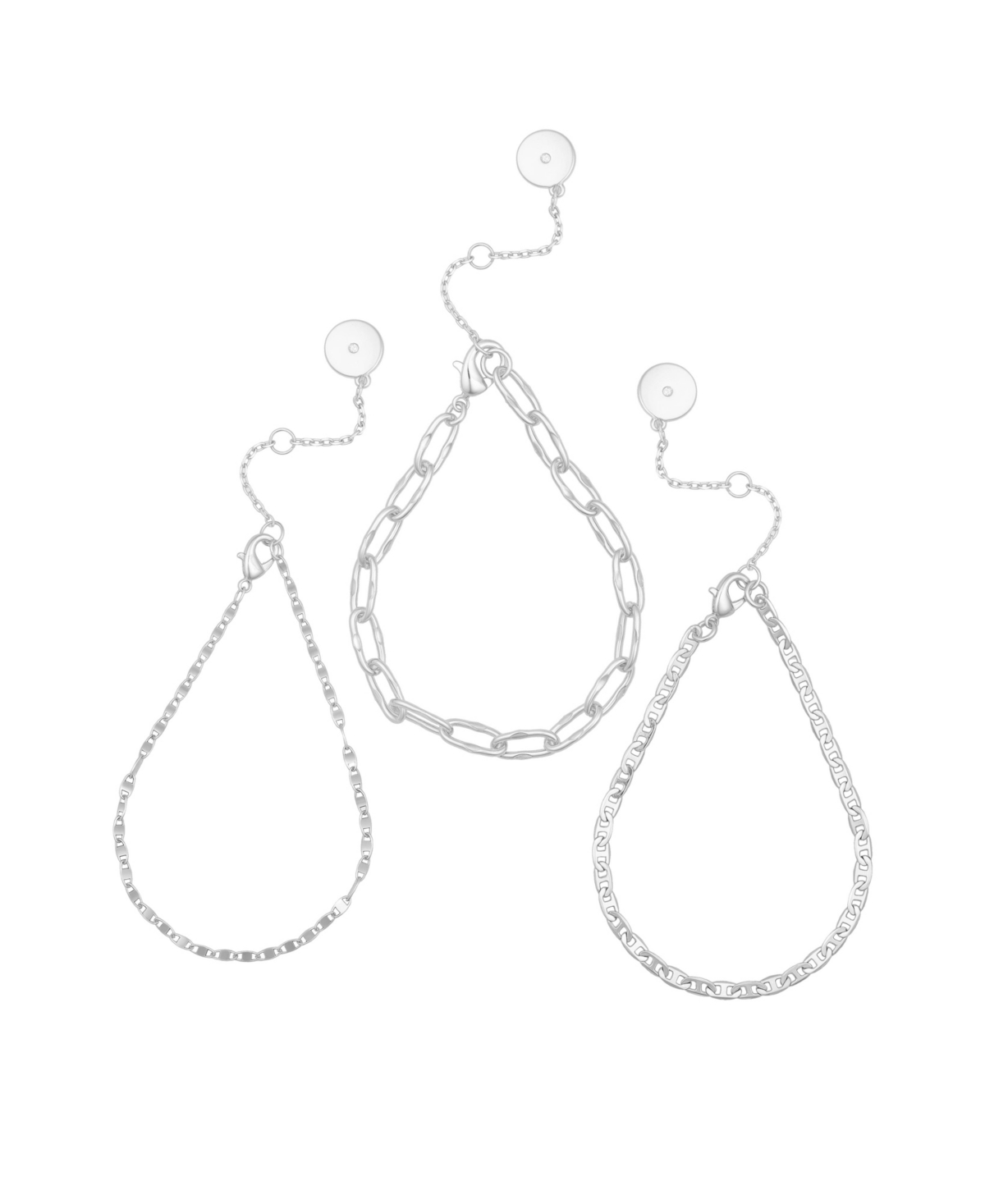 Stackable Bracelet Set - Gold Tone Plated