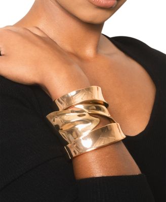 Melted Abstract Cuff Bracelet