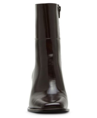 Monicaa Snip-Toe Block-Heel Booties