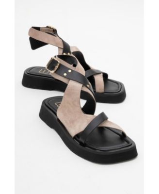 Minnea Suede Leather Sandal (Women)