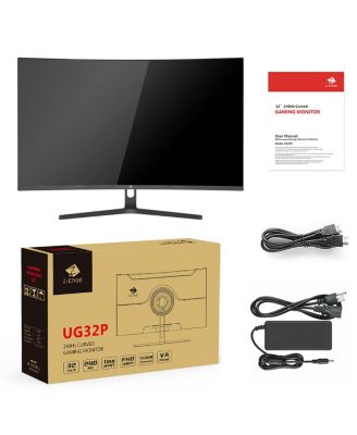 32 inch 1080P Full HD 1920 x 1080 240 Hz 1 ms Curved Gaming Monitor, FreeSync, HDMI + DP, Supports Wall Mount