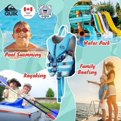 USCG Approved Life Jacket, Evoprene PFD  PVC Foam Swim Vest