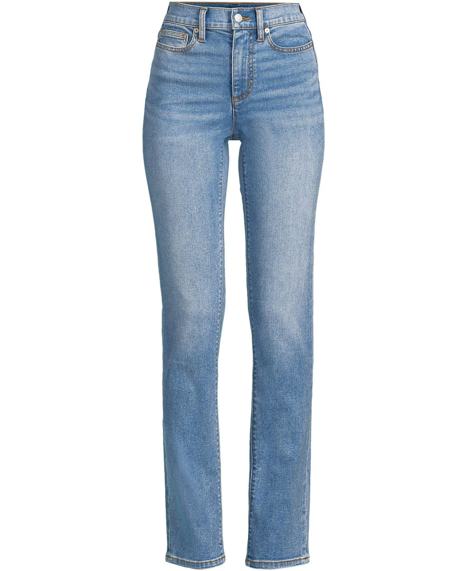 Women's Recover High Rise Straight Leg Blue Jeans